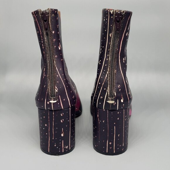 Maison Margiela Raindrops Leather Ankle Boot - Picture 8 of 17